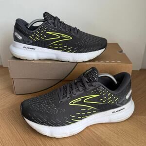 Brooks Glycerin 20 Grey/Volt Green Women Running Sneakers - SZ 8.5